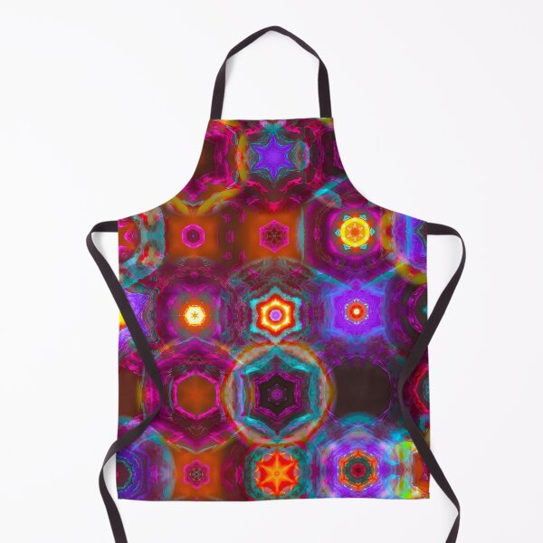 Item preview, vivid patchwork mandala art designed and sold by haroulita.