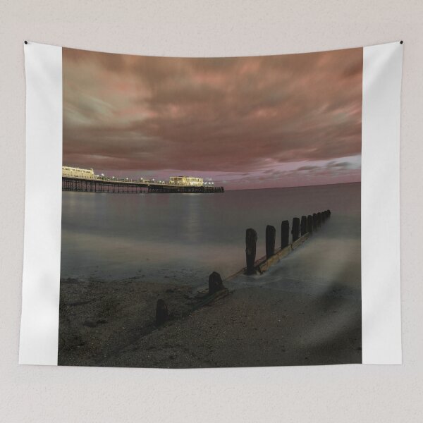 Item preview, Worthing Pier Portrait designed and sold by hawkie.