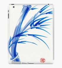 "Wind" blue sumi-e ink wash painting iPad Case/Skin
