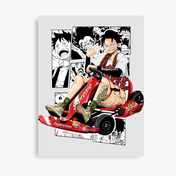 Monkey D Luffy Street Fashion Edition Impression sur toile