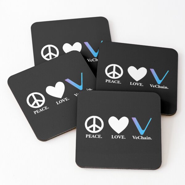 Item preview, Peace. Love. VeChain.  designed and sold by Bitcoin-Fashion.