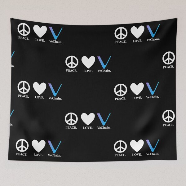 Item preview, Peace. Love. VeChain.  designed and sold by Bitcoin-Fashion.