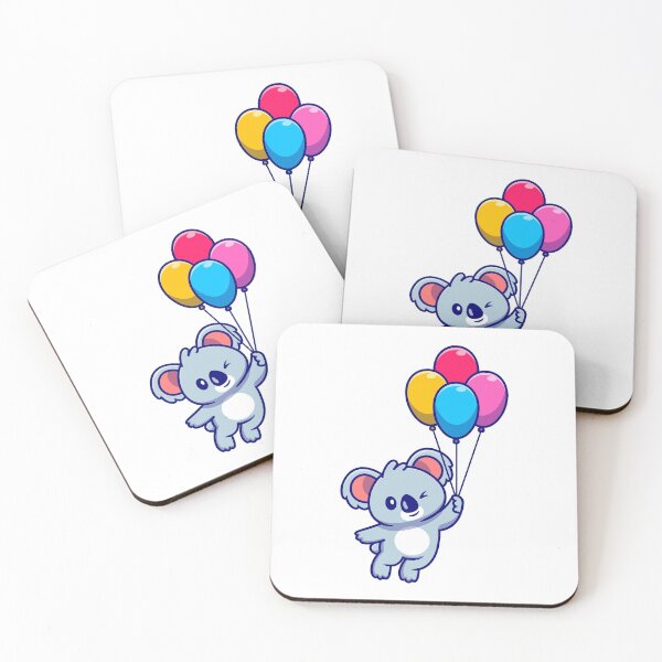 Item preview, Koala Flying With Balloon - Cute Koala Fly designed and sold by YousfiYs.