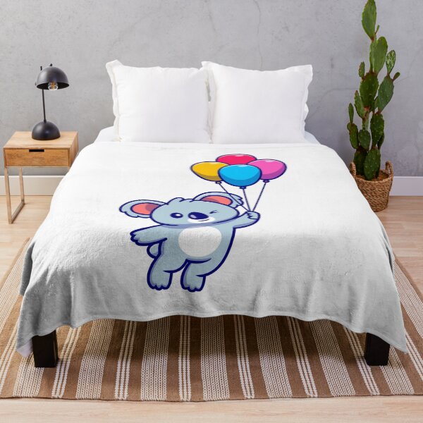 Item preview, Koala Flying With Balloon - Cute Koala Fly designed and sold by YousfiYs.
