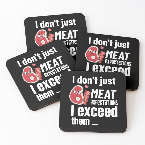 Item preview, Funny Eat Meat and Exceed Expectations designed and sold by lmcvinco.