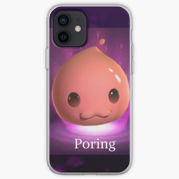 mascota poring free fire Funda blanda para iPhone