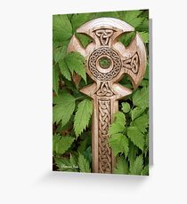 A Celtic Cross for St Patrick’s Day Greeting Card