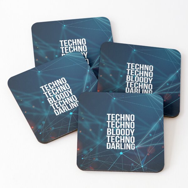 Artikelvorschau, Techno Techno Blutiger Techno Liebling entworfen und verkauft von designdroplet.