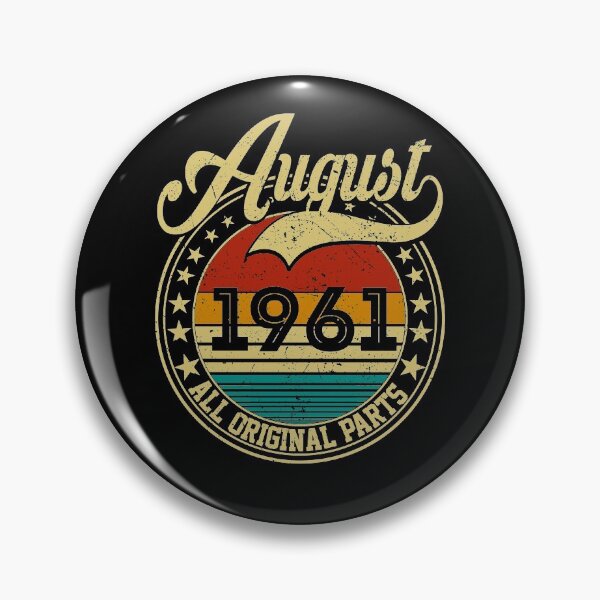 Item preview, Vintage August 1961 All Original Parts Born in August 1961 60th Birthday Gift 60 Years Old designed and sold by MN-Shop0123.