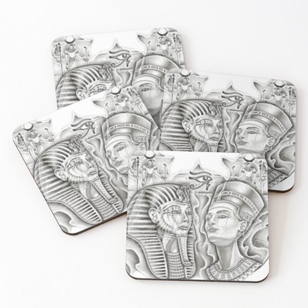 Item preview, Egyptian King & Queen designed and sold by Shop A Yuh Yaad.
