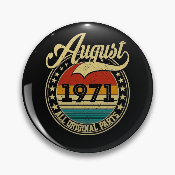 Item preview, Vintage August 1971 All Original Parts Born in August 1971 50th Birthday Gift 50 Years Old designed and sold by MN-Shop0123.