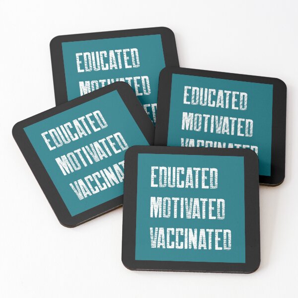 Item preview, Educated Motivated Vaccinated designed and sold by Pinu005.