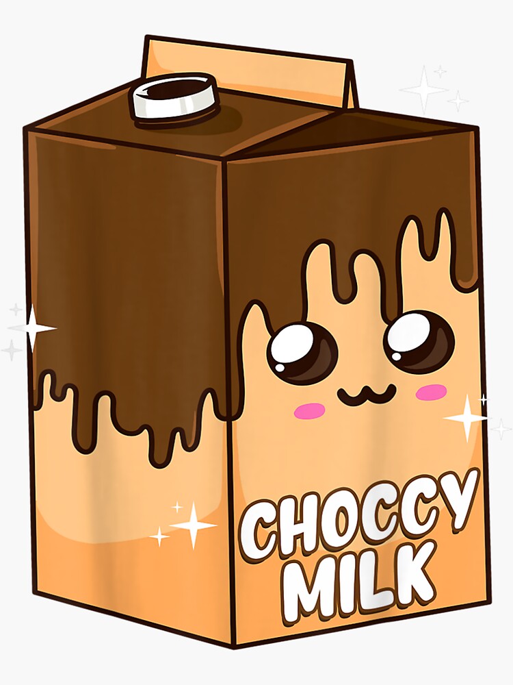 "KawaiiChoccyMilkChocolateMilkCuteMemeLover" Sticker for Sale by