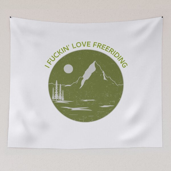 Item preview, I f * ing love Freeriding: Powder Freeride Skiing and Snowboarding designed and sold by JJWilsonTees.