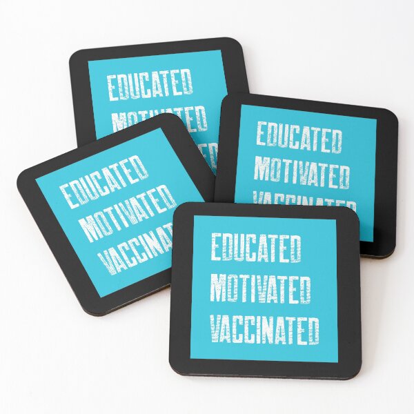 Item preview, Educated Motivated Vaccinated designed and sold by Pinu005.