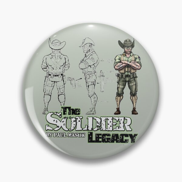 Item preview, The Soldier Legacy #3: Character turnaround designed and sold by Mason Comics.