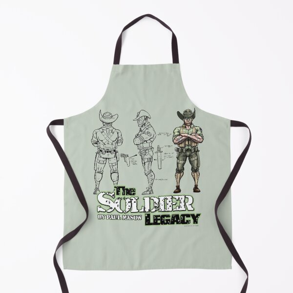 Item preview, The Soldier Legacy #3: Character turnaround designed and sold by Mason Comics.