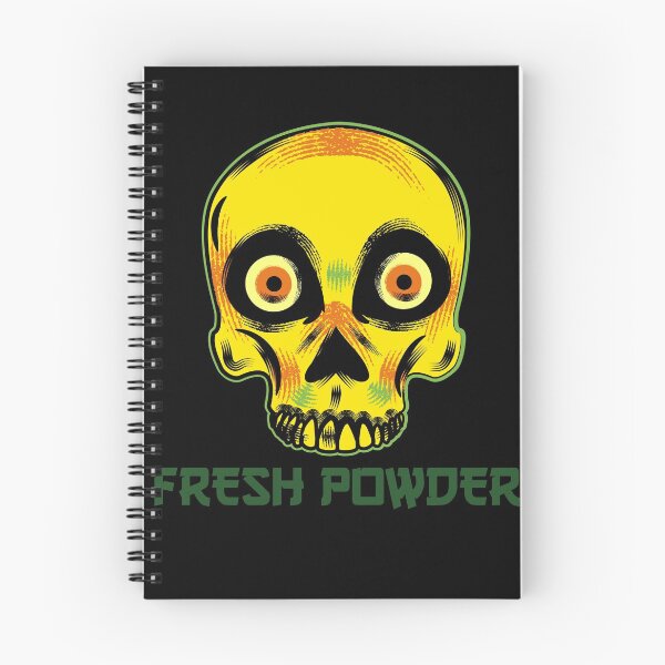Item preview, Fresh Powder Excited Skull: Powder Freeride Skiing and Snowboarding designed and sold by JJWilsonTees.