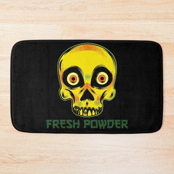 Item preview, Fresh Powder Excited Skull: Powder Freeride Skiing and Snowboarding designed and sold by JJWilsonTees.