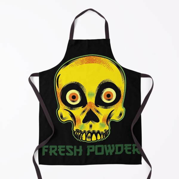 Item preview, Fresh Powder Excited Skull: Powder Freeride Skiing and Snowboarding designed and sold by JJWilsonTees.