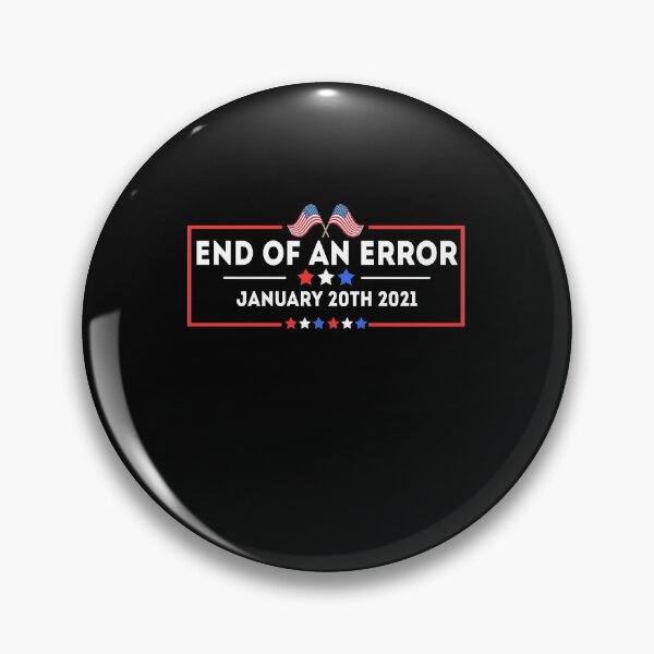 Item preview, 01.20.2021 End of An Error 46th President Biden Fist Woman VP Retro Sunset designed and sold by Enraged46.