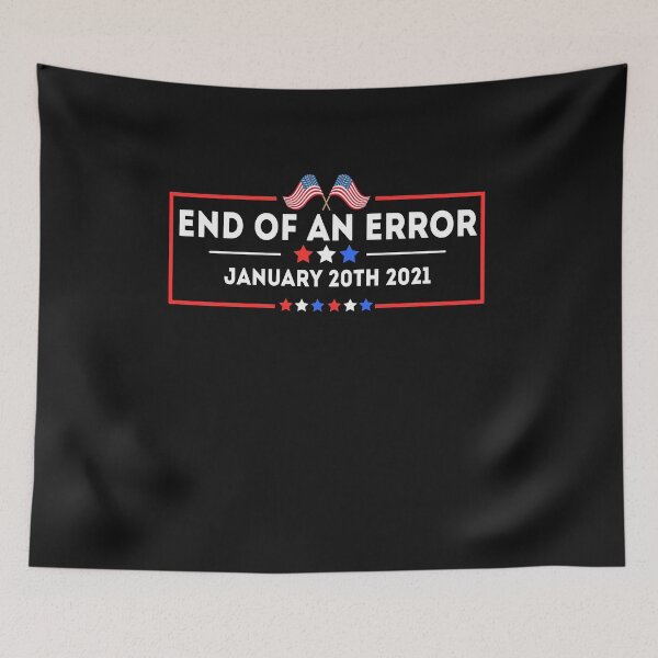 Item preview, 01.20.2021 End of An Error 46th President Biden Fist Woman VP Retro Sunset designed and sold by Enraged46.