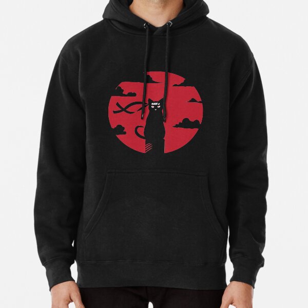 Ninja Katze Rotmond Massaker Shirt Hoodie