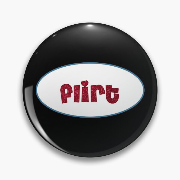 Artikelvorschau, Automatenaufkleber "flirten" entworfen und verkauft von stickersbyro ☆.
