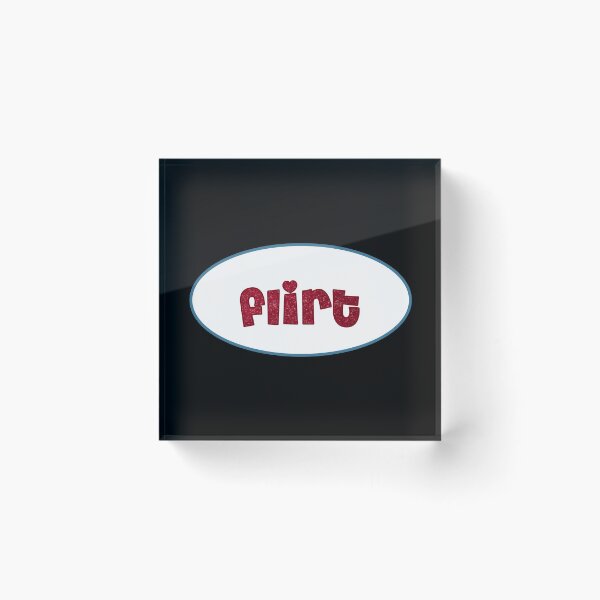 Artikelvorschau, Automatenaufkleber "flirten" entworfen und verkauft von stickersbyro ☆.