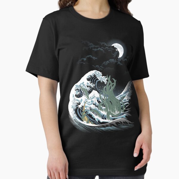 Vista previa del artículo con la obra «The Wave Off R'lyeh», diseñado y vendido por SamielLair.