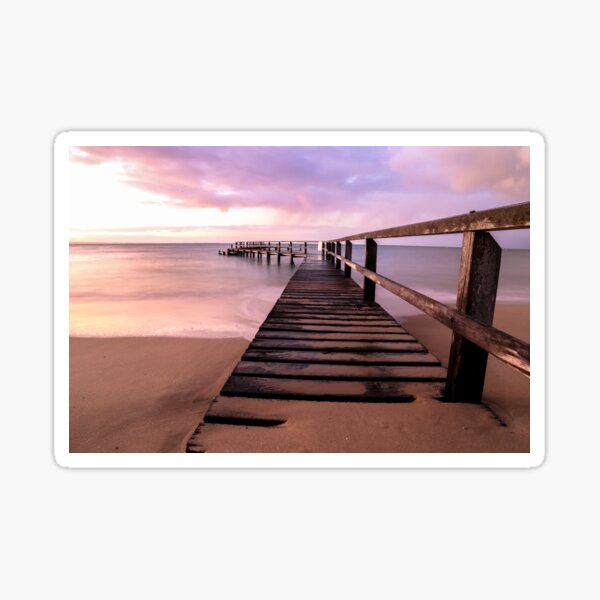 Shelley Beach Pier, Portsea Sticker