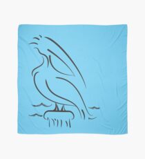 Perched Pier Pelican Scarf