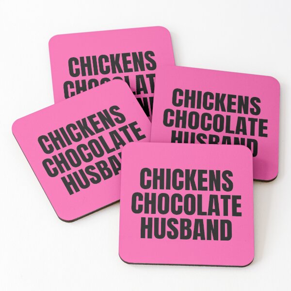 Item preview, Chickens Chocolate Husband - Important Priorities Funny Design designed and sold by katiekendall.