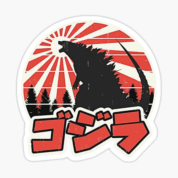 Sticker Godzilla Redbubble