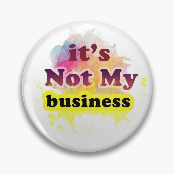Item preview, It's Not My Business stickers Throw Pillows designed and sold by boujedra07.