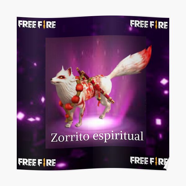 zorrito espiritual free fire Póster