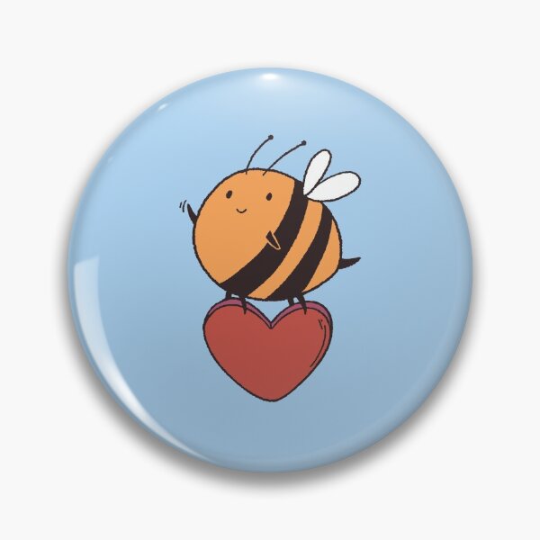 Item preview, Cute bee with a heart designed and sold by DerSenat.