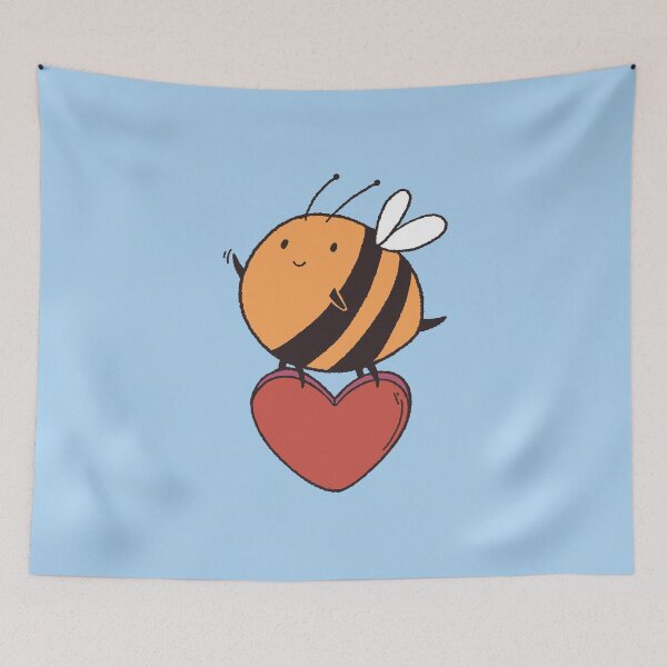 Item preview, Cute bee with a heart designed and sold by DerSenat.