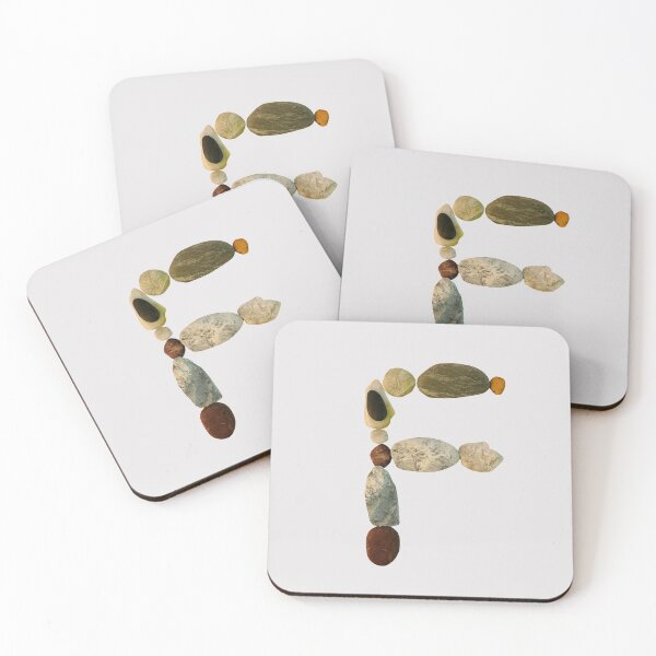 Item preview, Letter F rocks designed and sold by truleeido.