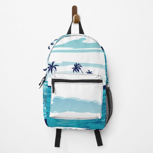 Item preview, Palm tree beach t-shirt designed and sold by LIQA.