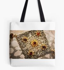 Queens Garnet & Silver Tote Bag