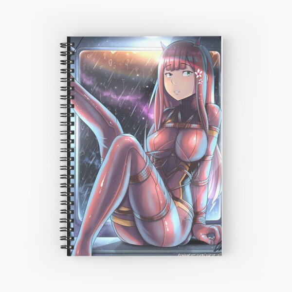 Zero Two's Leisure Shibari Spiral Notebook