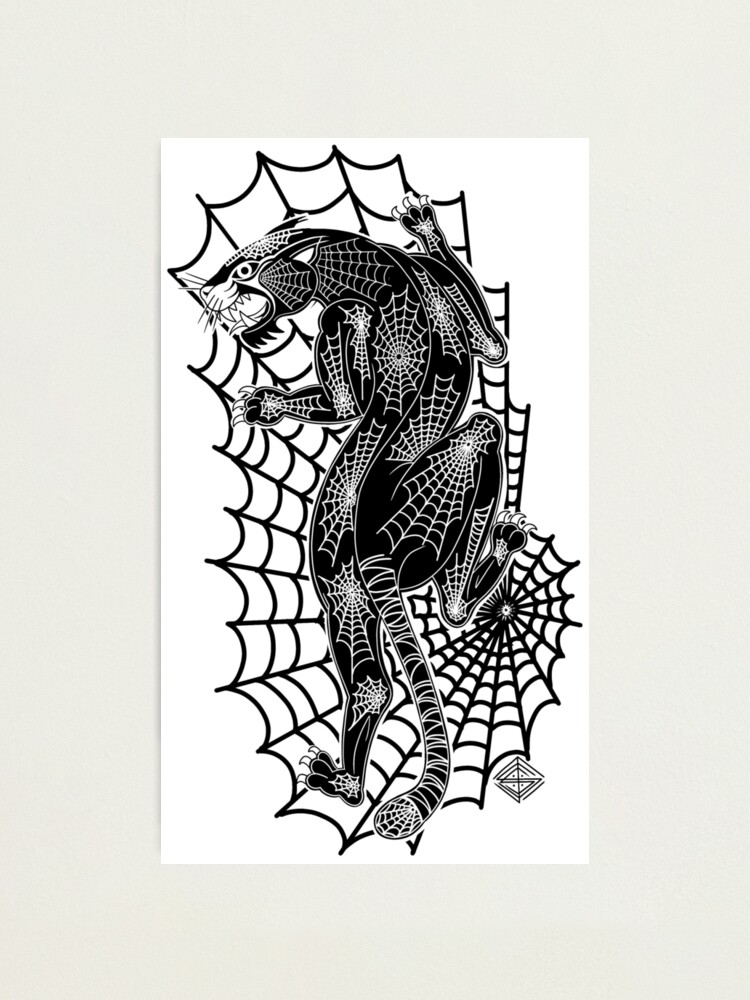 black panther tattoo black-panther-tattoo-photographic-print-for-sale-by-svetlana84-redbubble