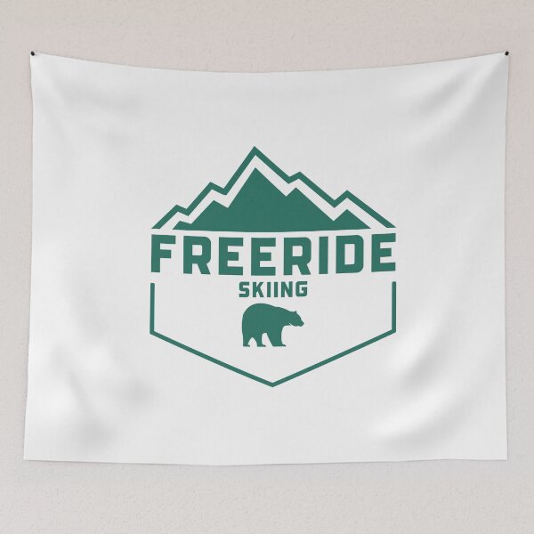 Item preview, Freeride Skiing - Shred the Pow: Powder Freeride Skiing and Snowboarding designed and sold by JJWilsonTees.