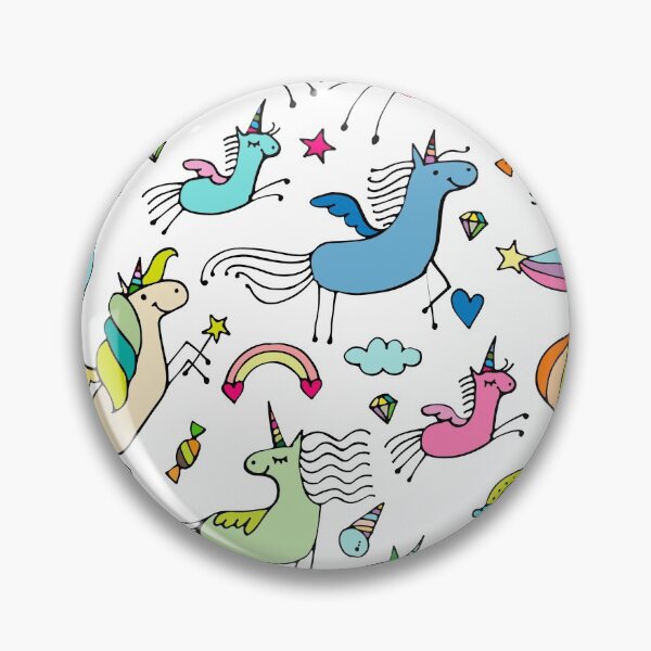 Item preview, Many Colorful Unicorns - Gift designed and sold by vadim888.
