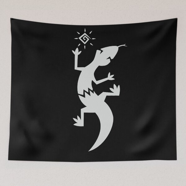 Item preview, Aztec / Mayan Kokopelli Lizard designed and sold by celticknights.