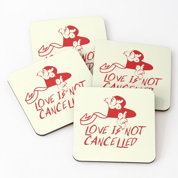 Item preview, Love is not CANCELLED valentine  designed and sold by karimaK-71.