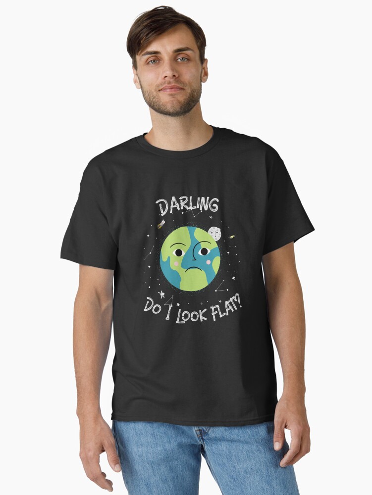 Thumbnail 1 of 7, Classic T-Shirt, Flat Earth Society Problems designed and sold by ShineEyePirate.