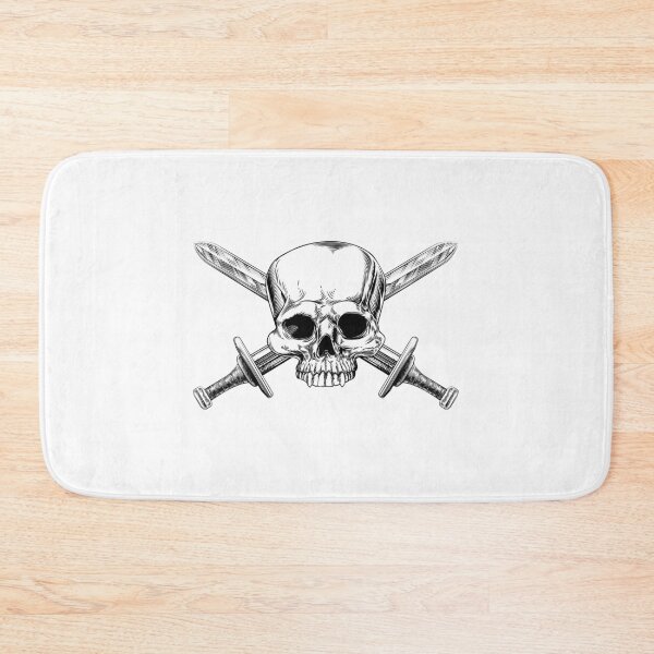 Item preview, Skull - Pirate - Black designed and sold by vadim888.