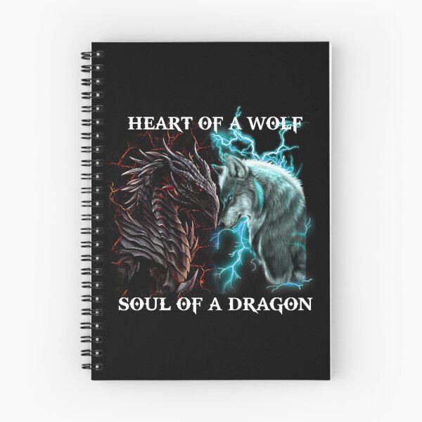 Item preview, Heart Wolf Soul Of Dragon  designed and sold by podteemelike.